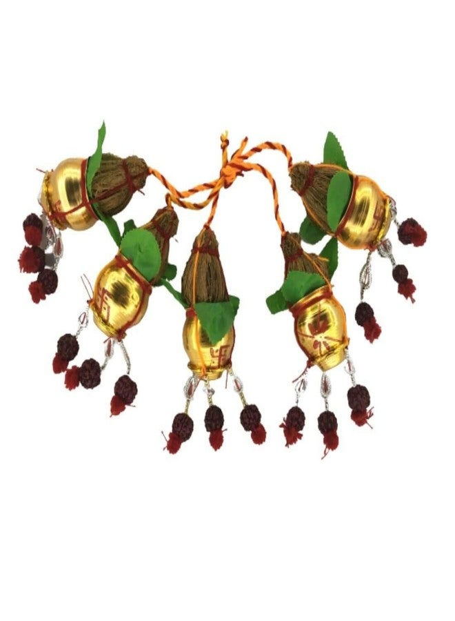 MAYAPURI Traditional Hanging Mangal Ghat for Decoration/Mangal Kalash/Mangol Ghat (Pack of 5) - Image 2